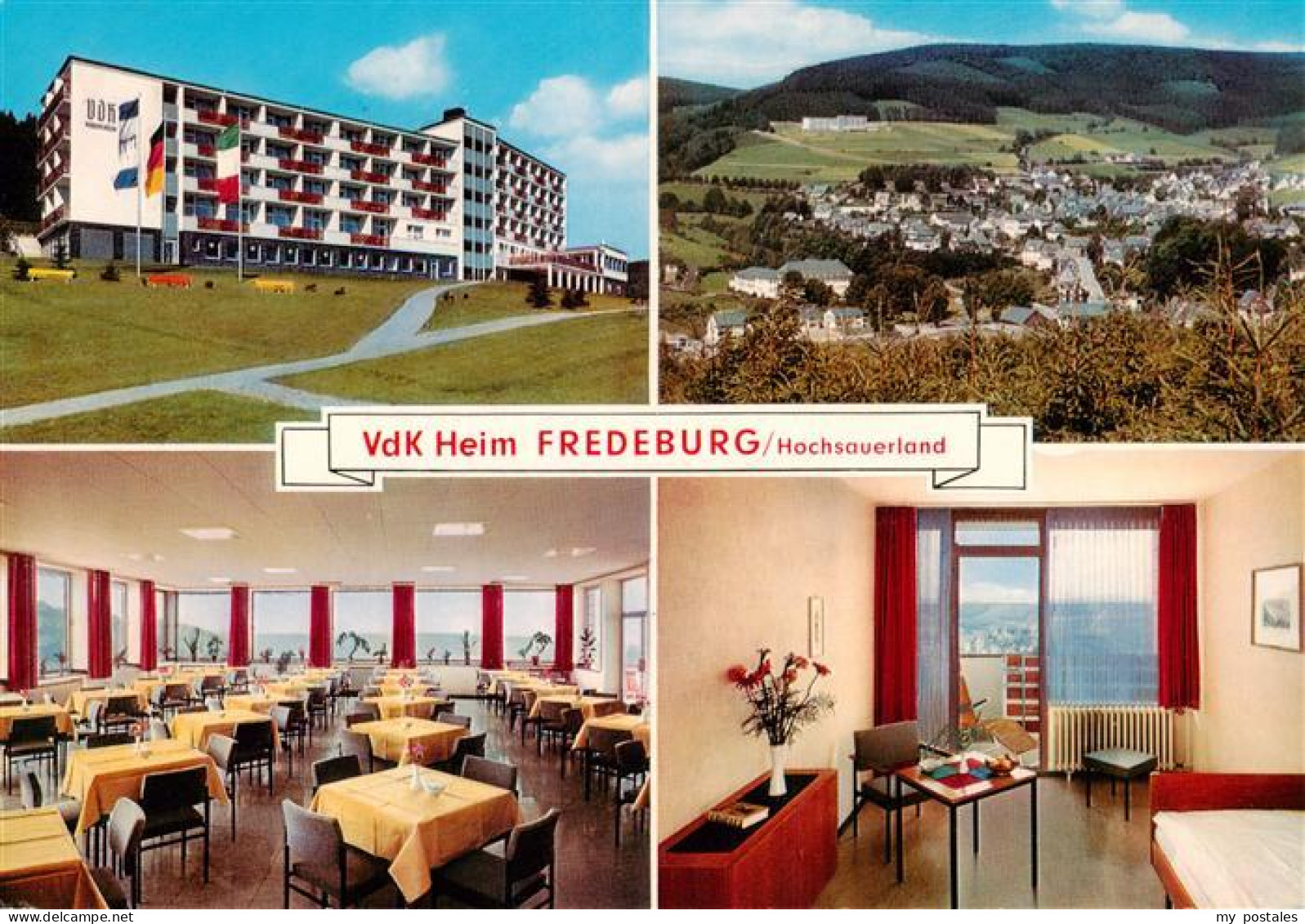 73885348 Fredeburg Schmallenberg VdK Heim Fredeburg Gastraum Zimmer Panorama Fre - Schmallenberg