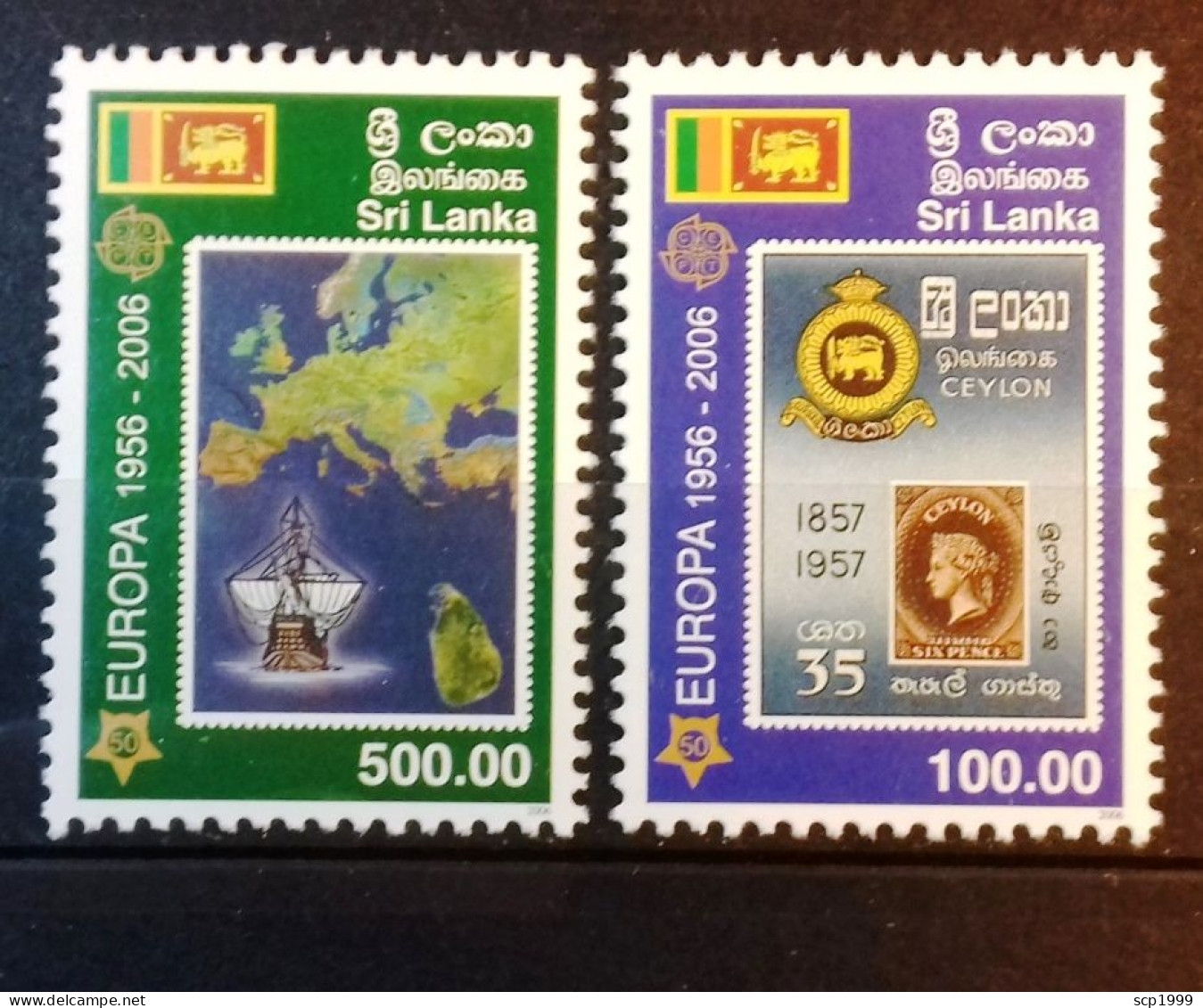 Sri Lanka 2006 - Europa 50 Years Stamps Set MNH - Mongolia