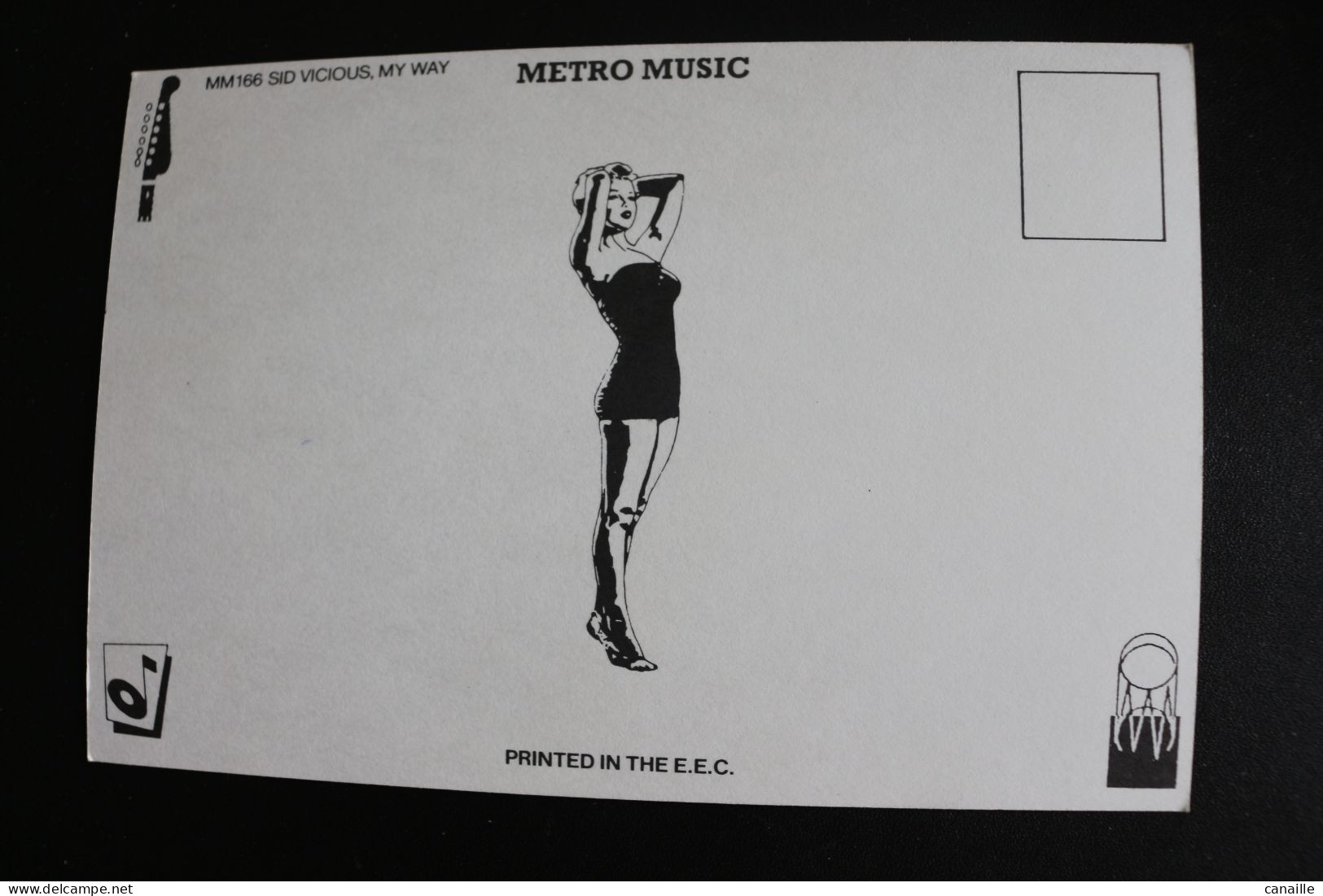 S-C 108 / Chanteurs & Musiciens  - Sex Pistols - Sid Vicious ( Metro Music ) - Zangers En Musicus