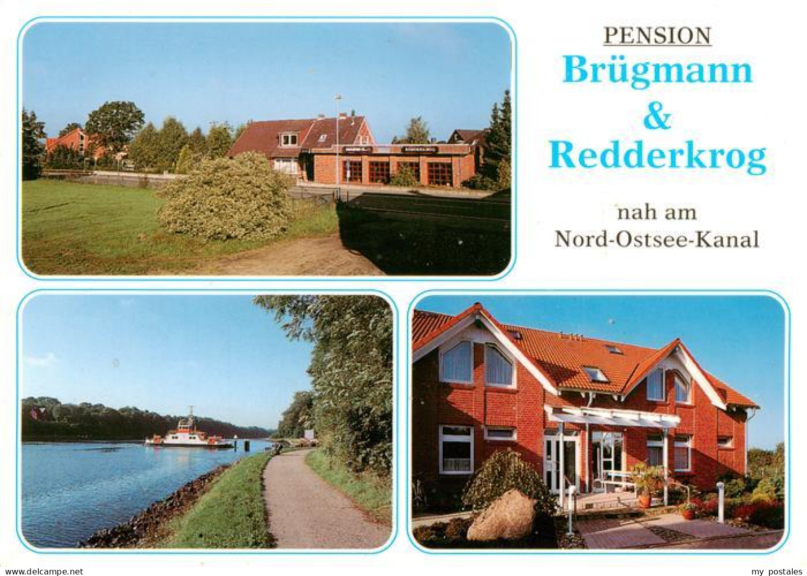 73885323 Schinkel Gettorf Pension Bruegmann Und Redderkrog Am Nord-Ostsee-Kanal  - Other & Unclassified