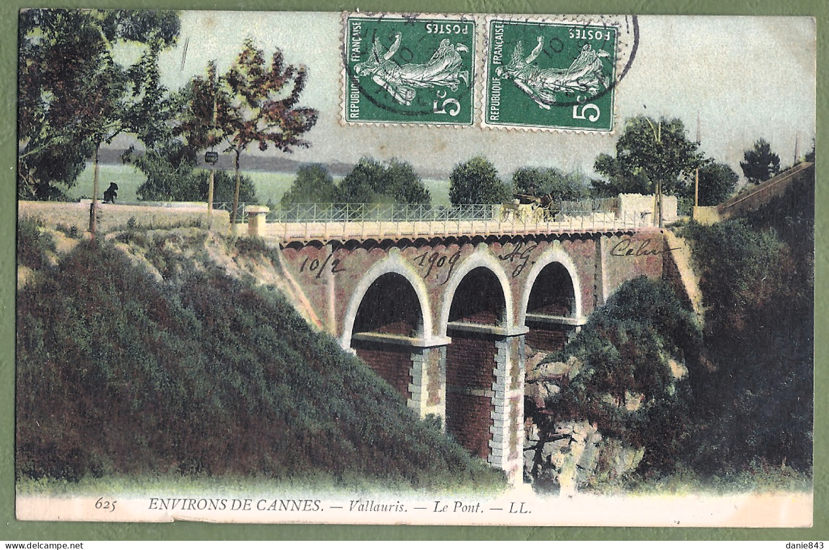 CPA  - ALPES MARITIMES - VALLAURIS - LE PONT - Petite Animation Sur Le Pont - Vallauris