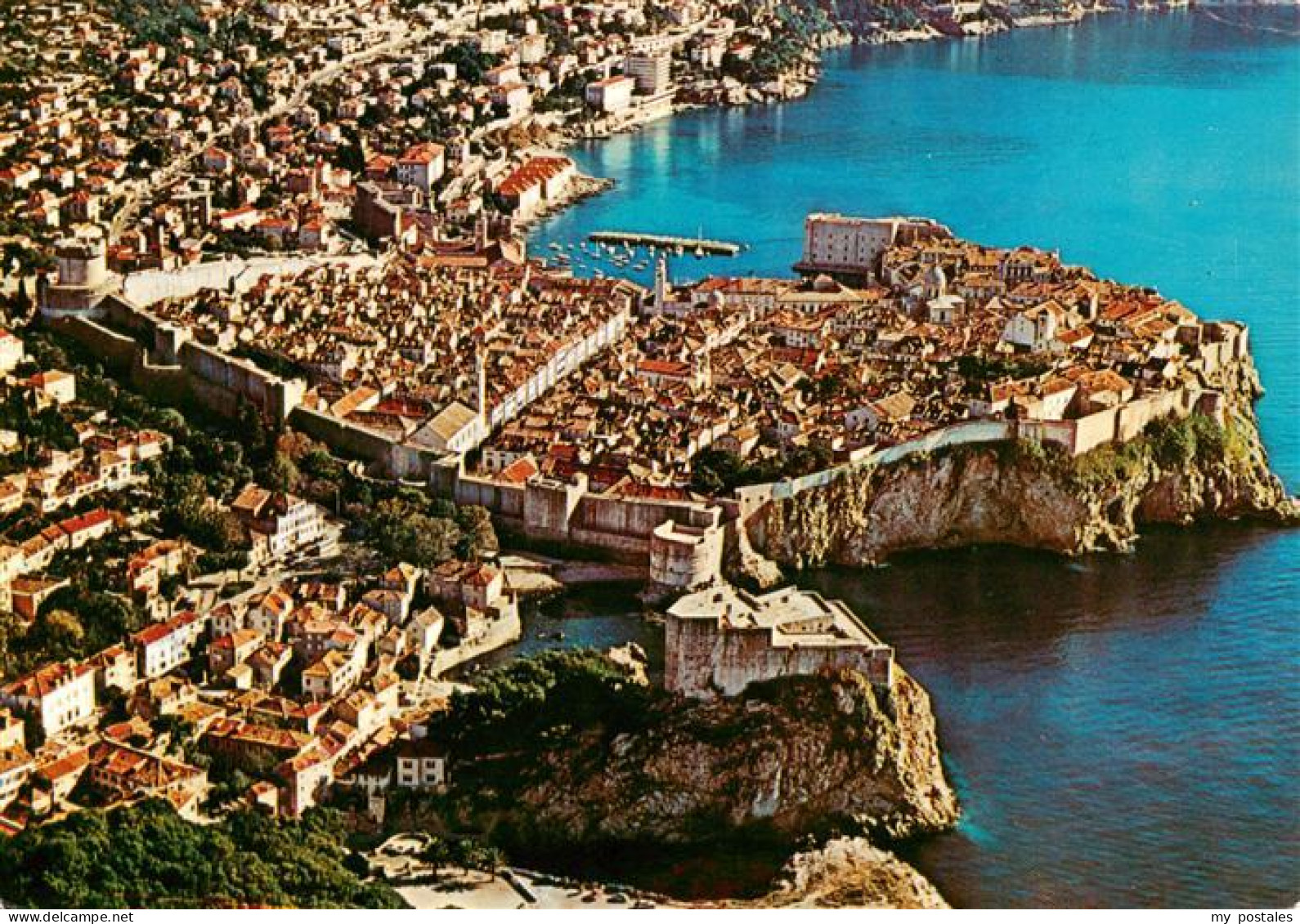 73885315 Dubrovnik Ragusa Croatia Fliegeraufnahme  - Croazia