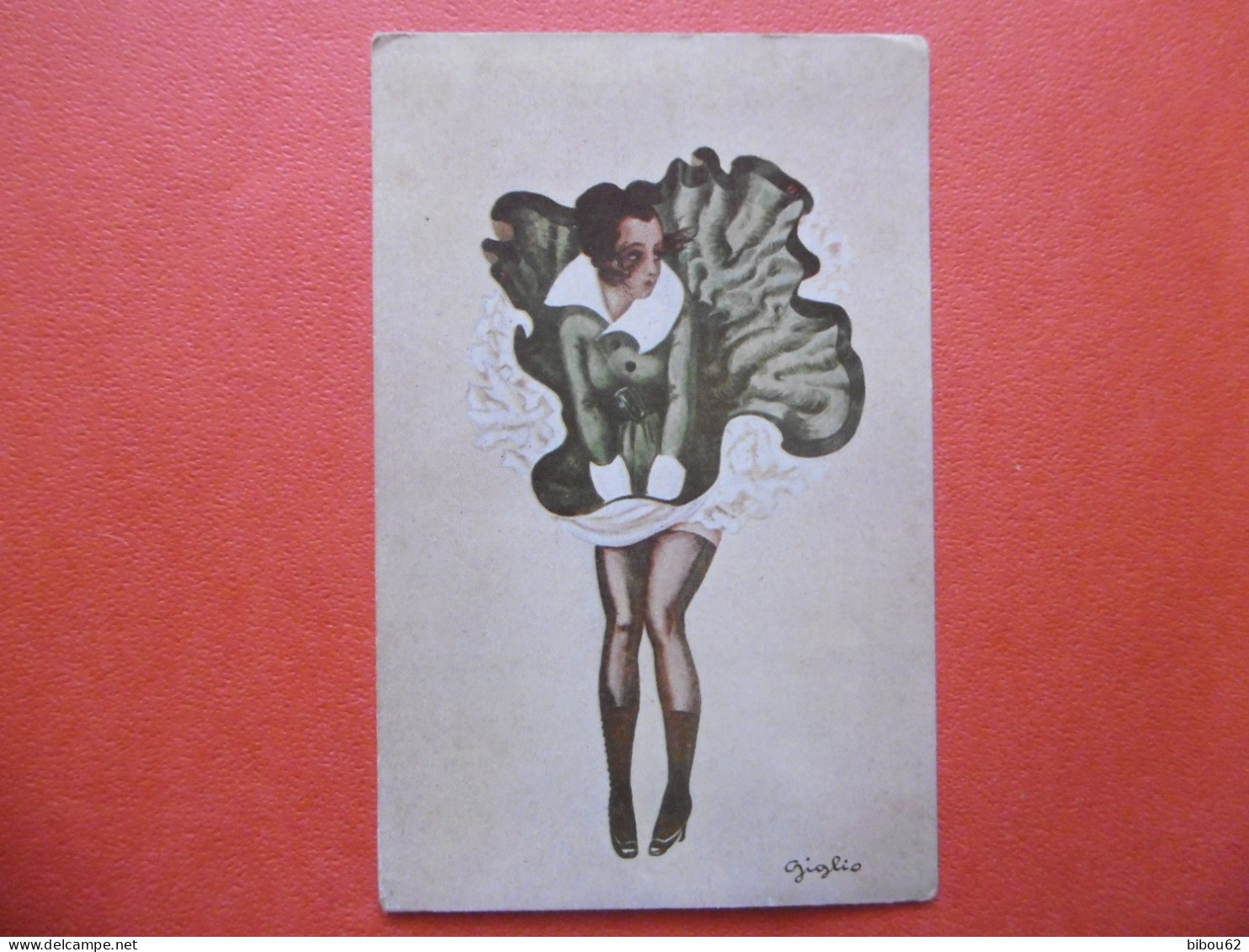 Illustrateur - GIGLIO - Femme A La Campagne - Italie - Italien - Illustratore - - Other & Unclassified