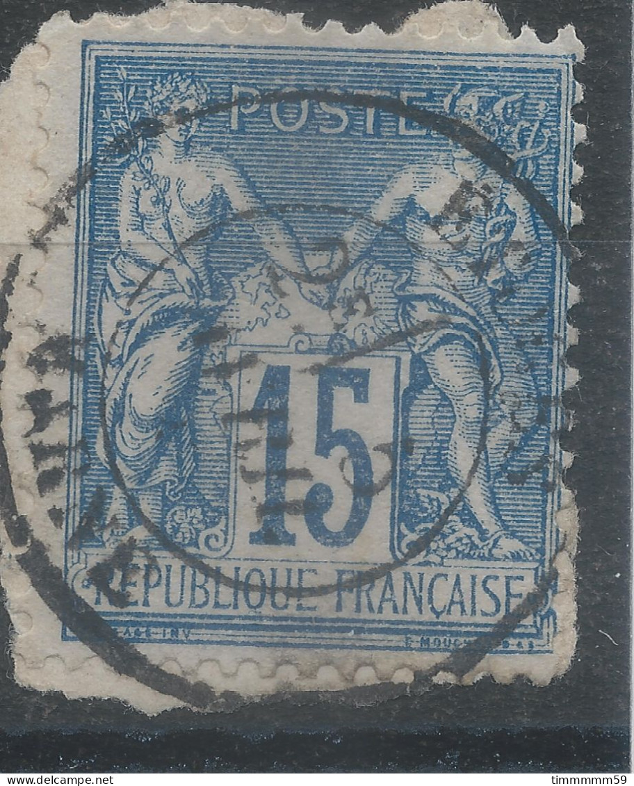 Lot N°82750   N°90, Oblitéré Cachet à Date à Déchiffrer - 1876-1898 Sage (Type II)