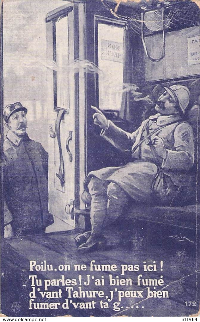 POILU NE FUME PAS ICI TU PARLES Illustration - Oorlog 1914-18