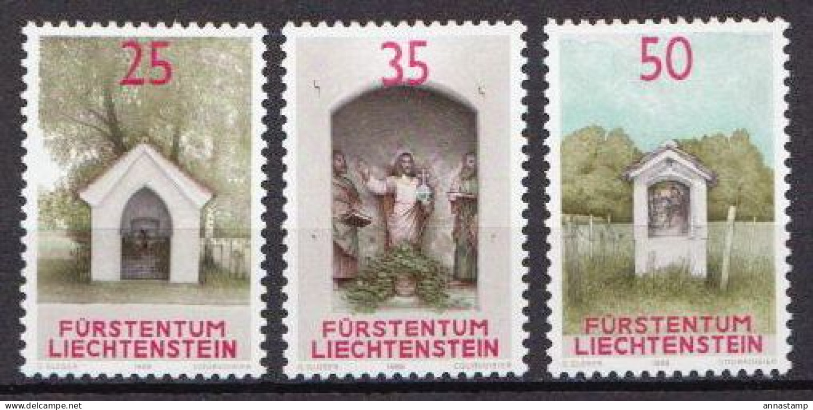 Liechtenstein MNH Set - Monumenti