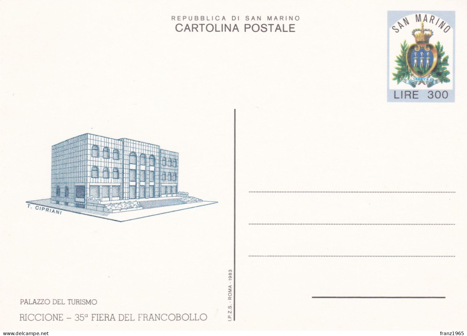 Riccione - 35a Fiera Del Francobollo - Postal Stationery