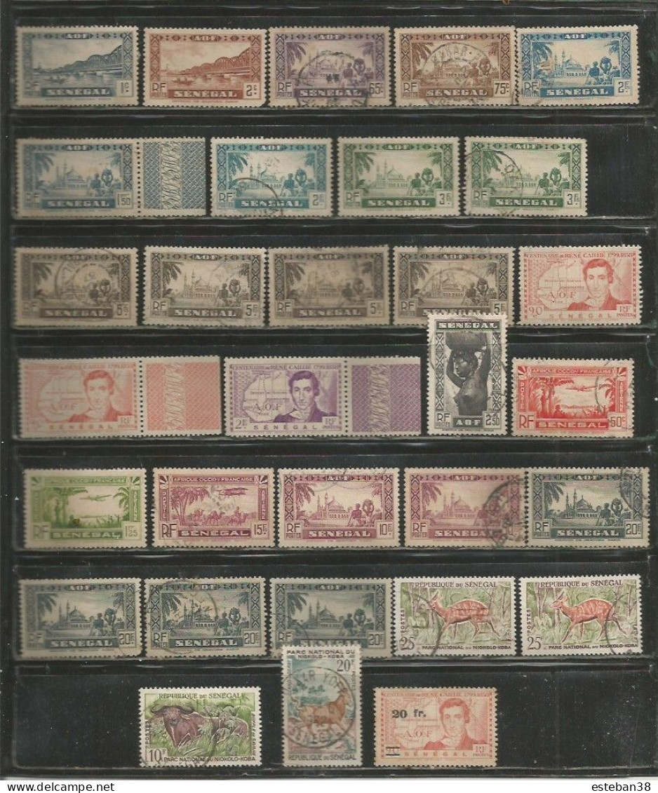 Senegal Timbres Diverses - Used Stamps