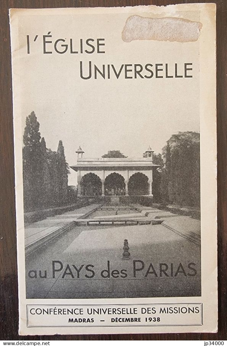 L'EGLISE UNIVERSELLE Au Pays Des Parias (décembre 1938) Conférence à Madras - Religion