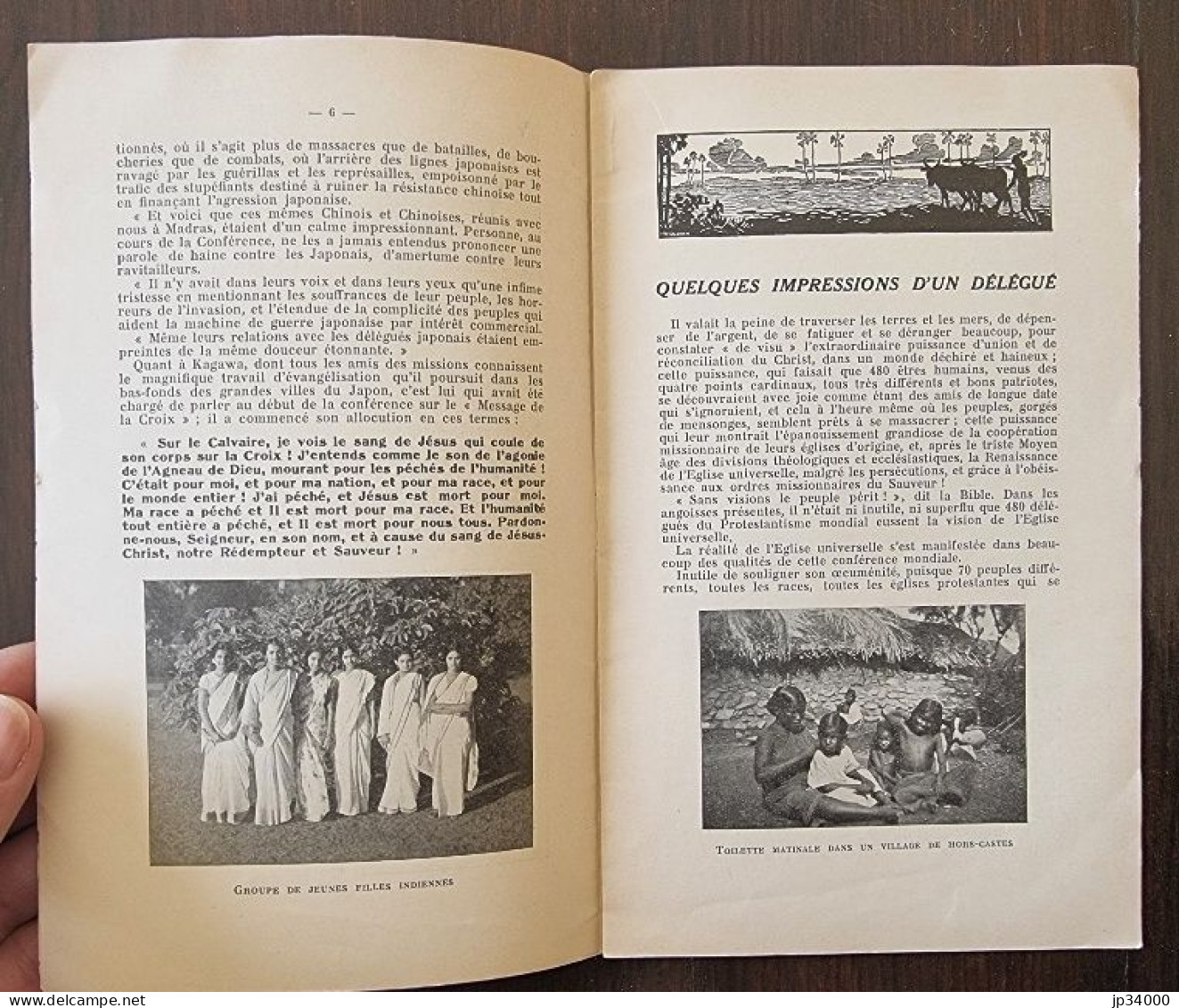 L'EGLISE UNIVERSELLE Au Pays Des Parias (décembre 1938) Conférence à Madras - Religión