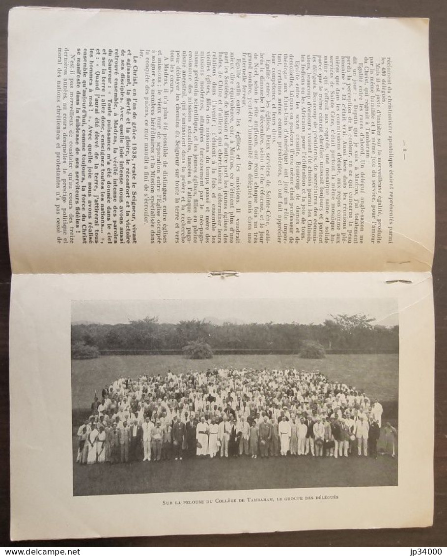 L'EGLISE UNIVERSELLE Au Pays Des Parias (décembre 1938) Conférence à Madras - Religion