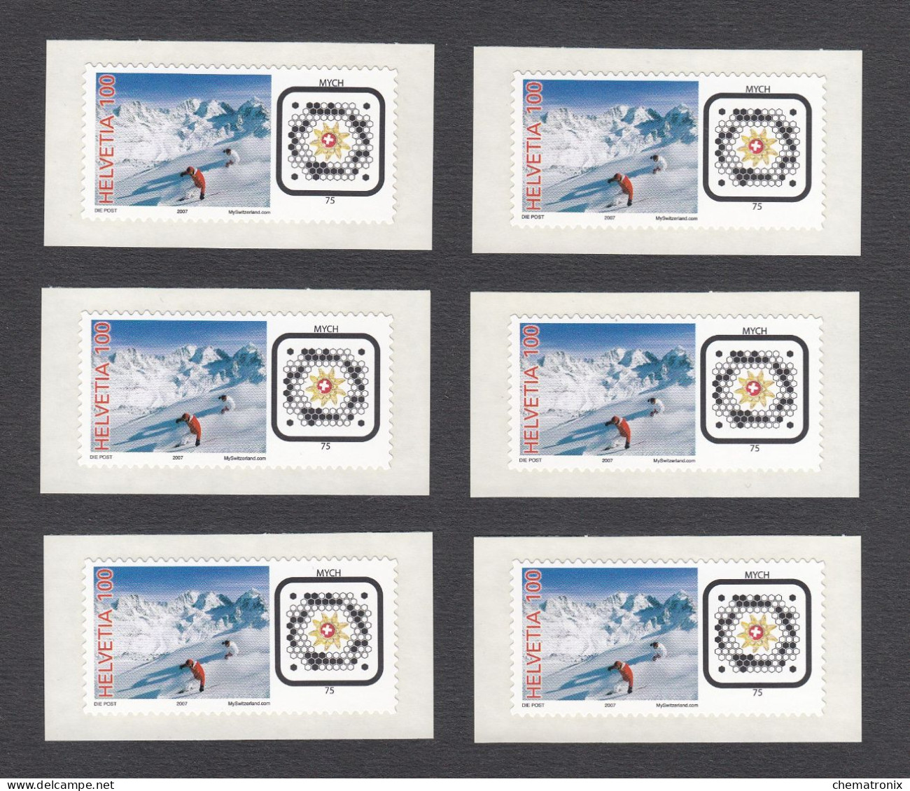 Suiza / Switzerland 2007 - Michel 2030 - 6 Stamps ** MNH - Ongebruikt