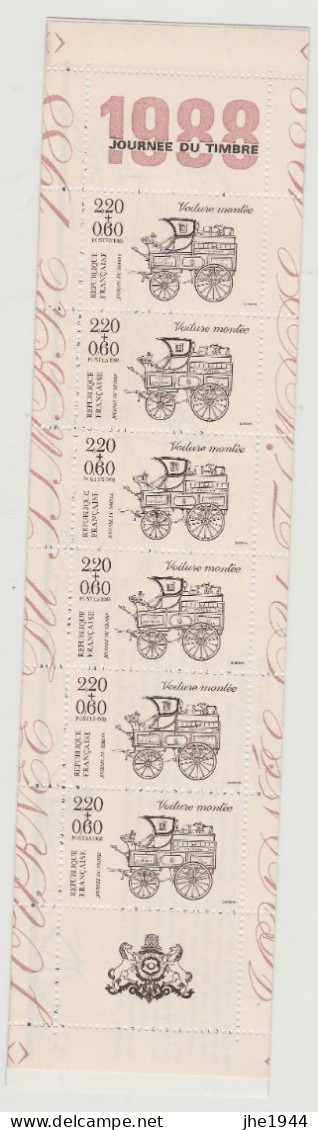 France Carnet Journée Du Timbre N° BC 2526A ** Année 1988 - Tag Der Briefmarke