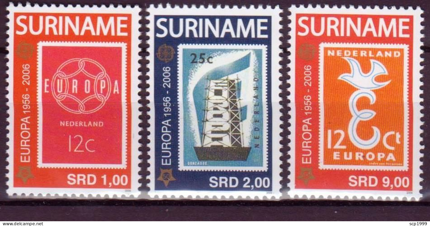 Suriname 2006 - Europa 50 Years Stamps Set MNH - Suriname