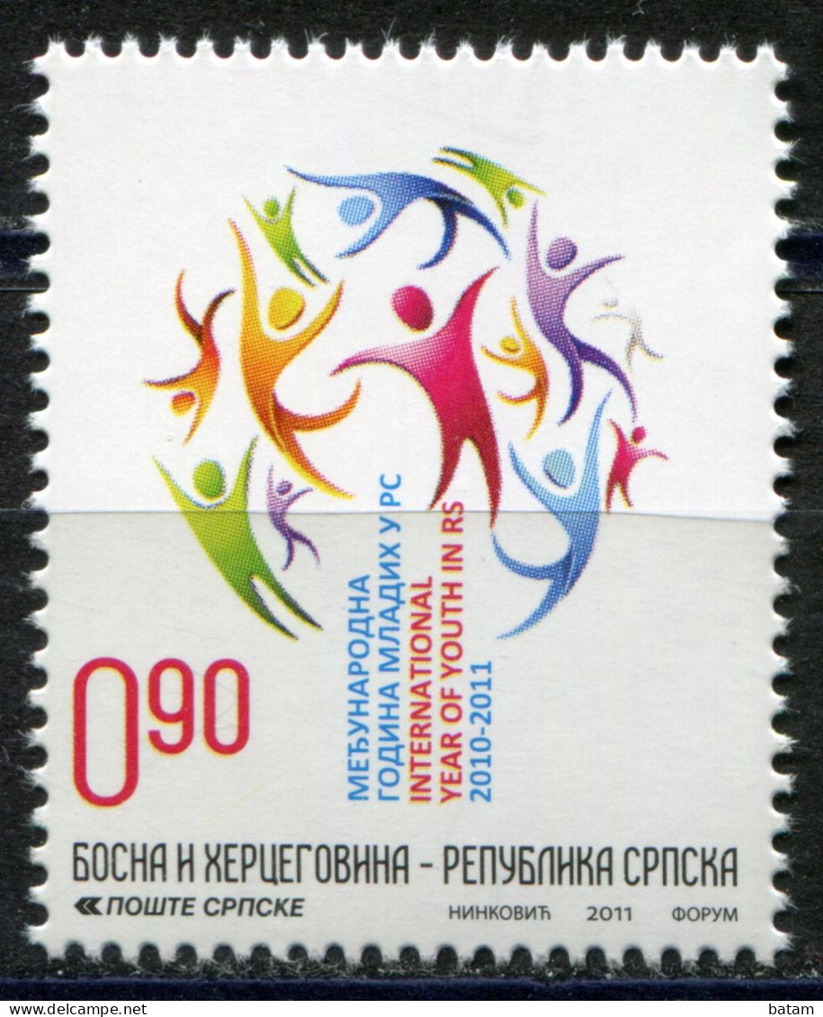 BOSNIA SERBIA(135) - International Year Of Youth - MNH Set - 2011 - Bosnien-Herzegowina