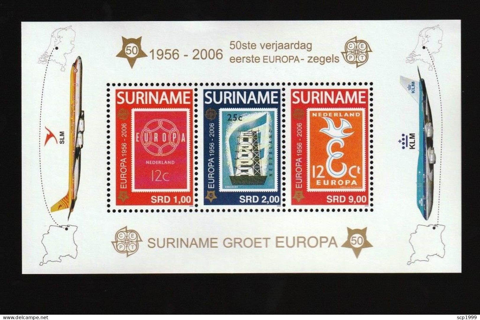 Suriname 2006 - Europa 50 Years Stamps S/S MNH - Suriname