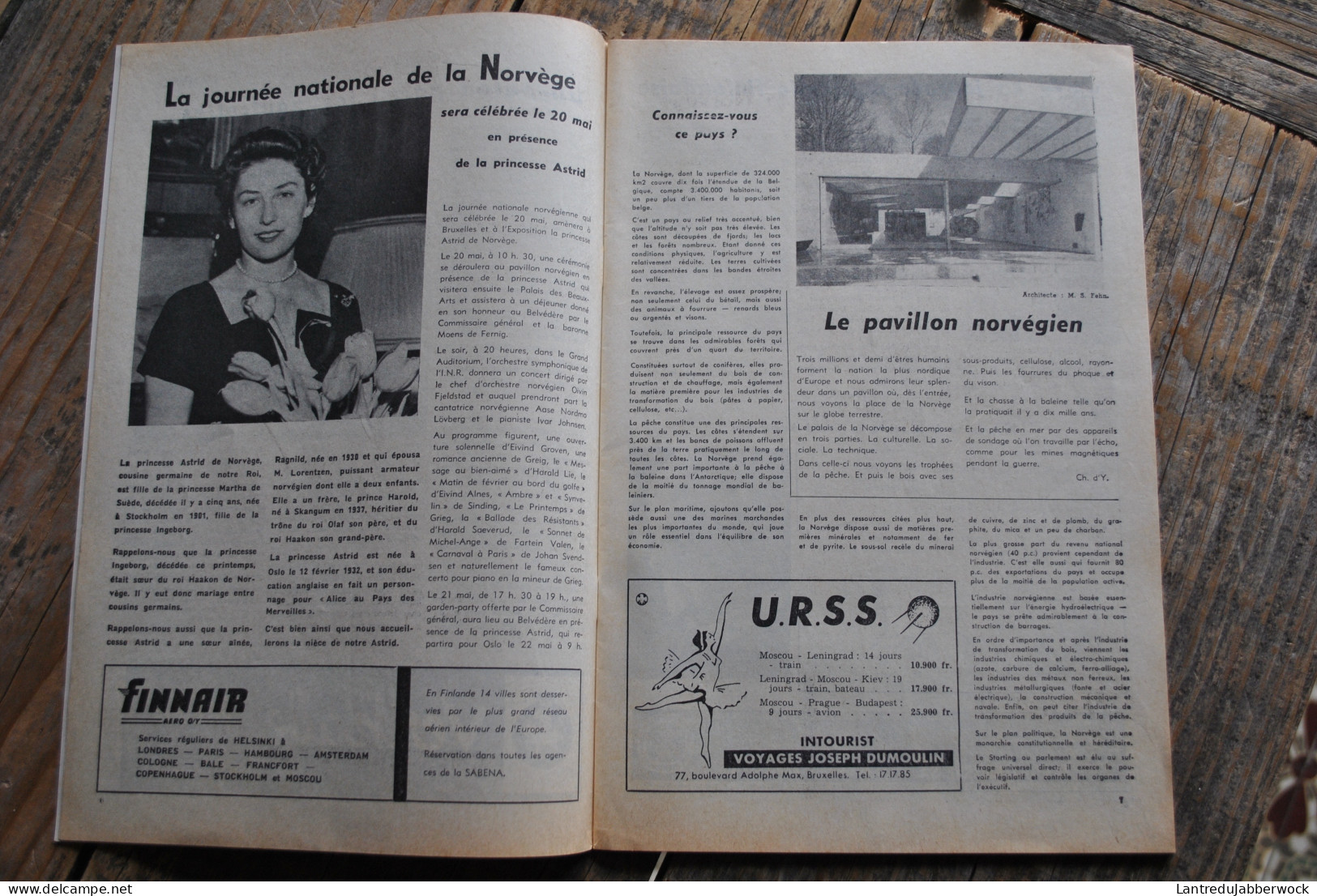 EXPO 58 CETTE SEMAINE à L'Exposition Et En Belgique N°5 Universelle Nicaragua Luxembourg Norvège Finlande Congorama  - Collections