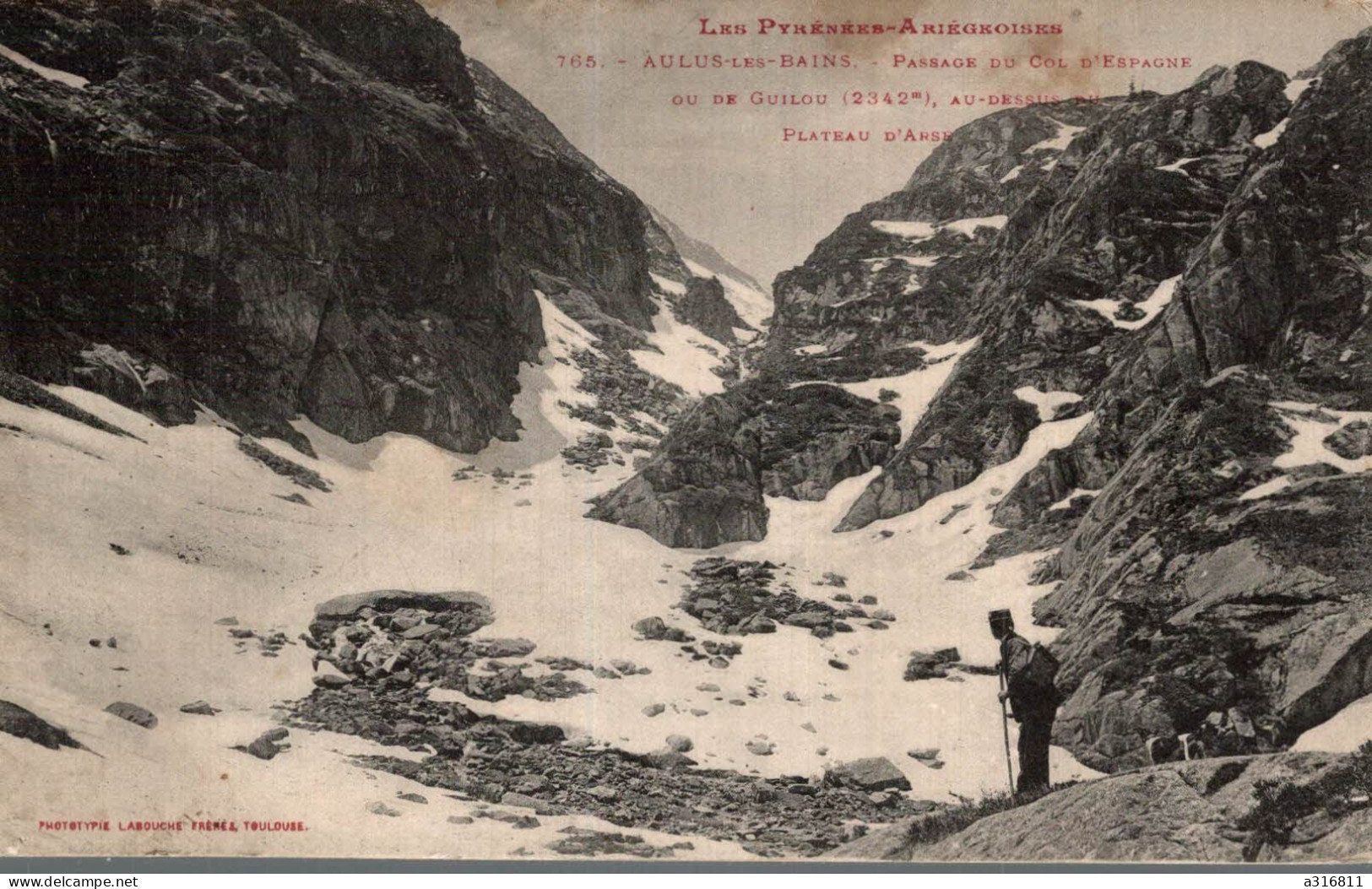 Aulus Les Bains Passage Du Col D Espagne - Otros & Sin Clasificación