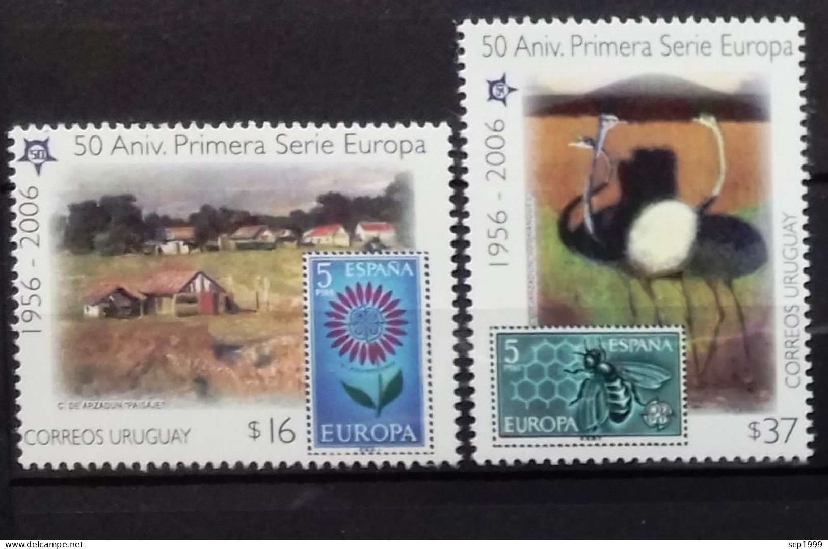 Uruguay 2006 - Europa 50 Years Stamps Set MNH - Uruguay