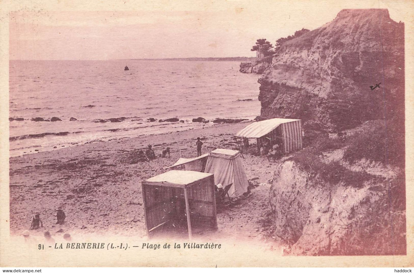 LA BERNERIE : PLAGE DE LA VILLARDIERE - La Bernerie-en-Retz