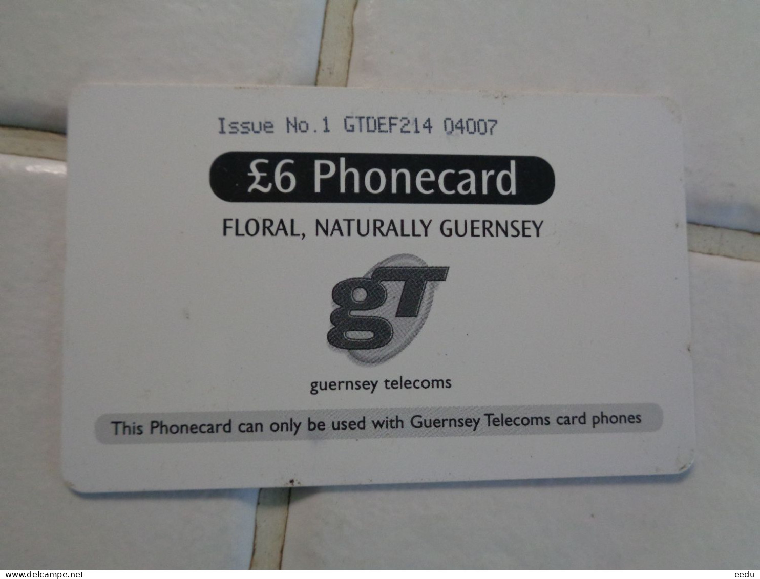 Guernsey Phonecard - Jersey Et Guernesey