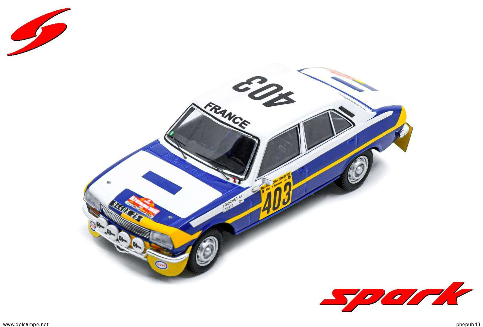 Peugeot 504 - 1st Rallye Codasur 1979 #403 - J. Guichet/Jean Todt - Spark - Spark