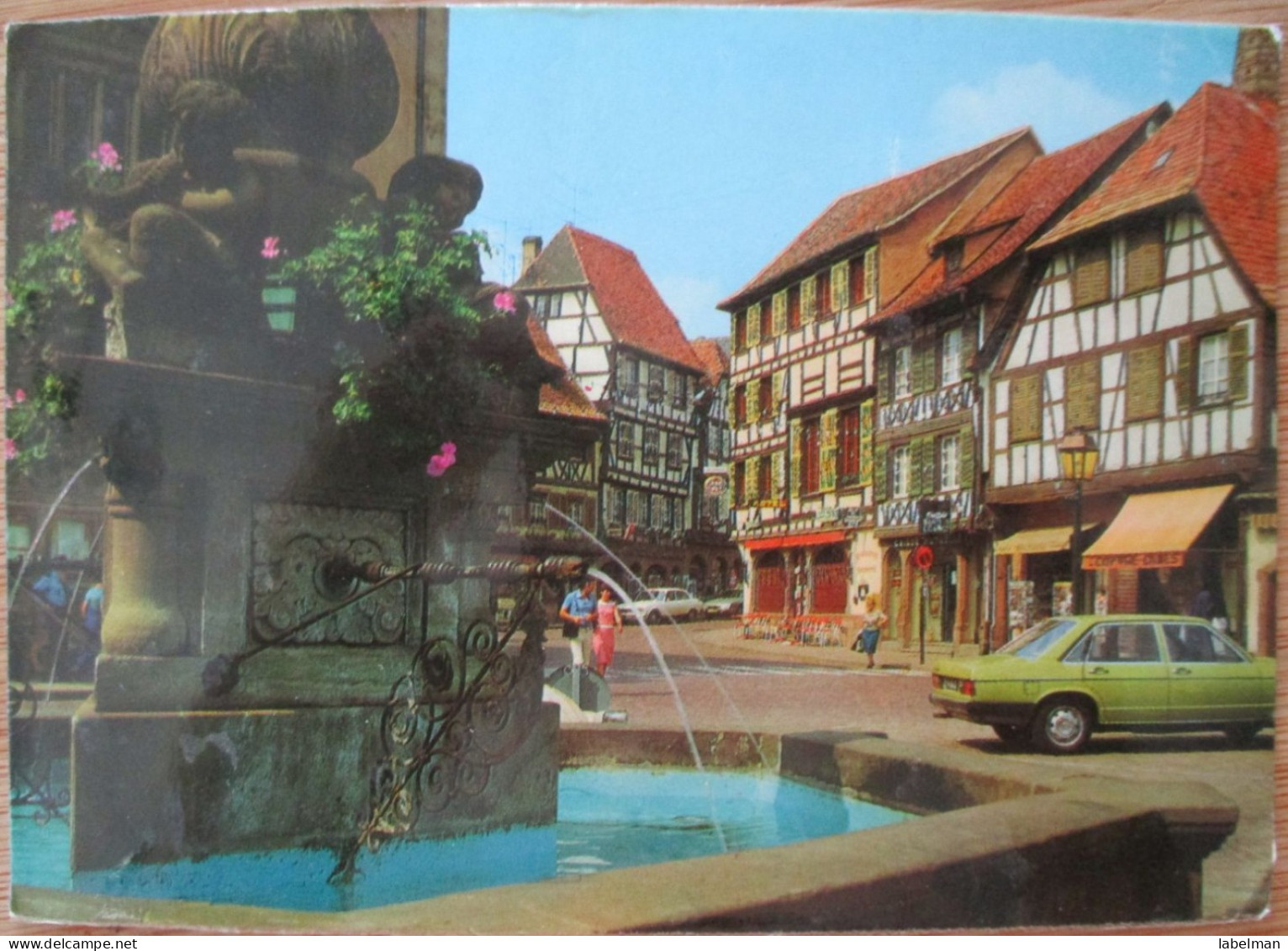 FRANCE OBERNAI OLD TOWN CENTER KARTE CARD POSTKAART POSTCARD CARTE POSTALE POSTKARTE CARTOLINA ANSICHTSKARTE - Montlucon