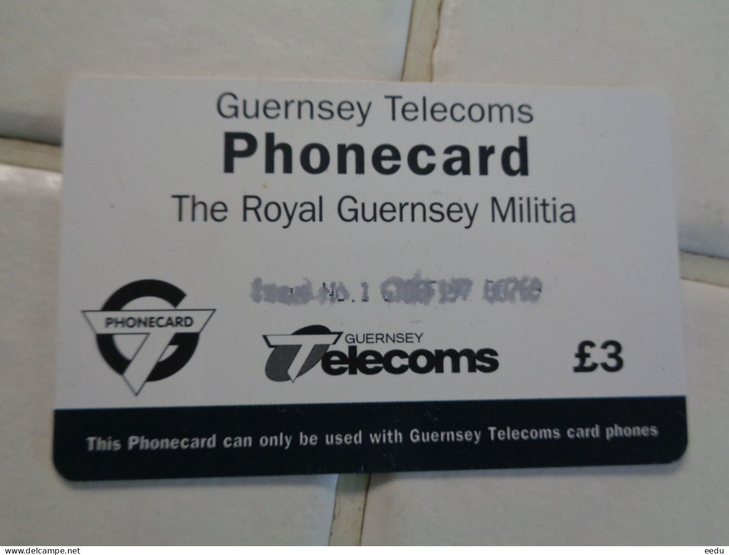 Guernsey Phonecard - Jersey E Guernsey