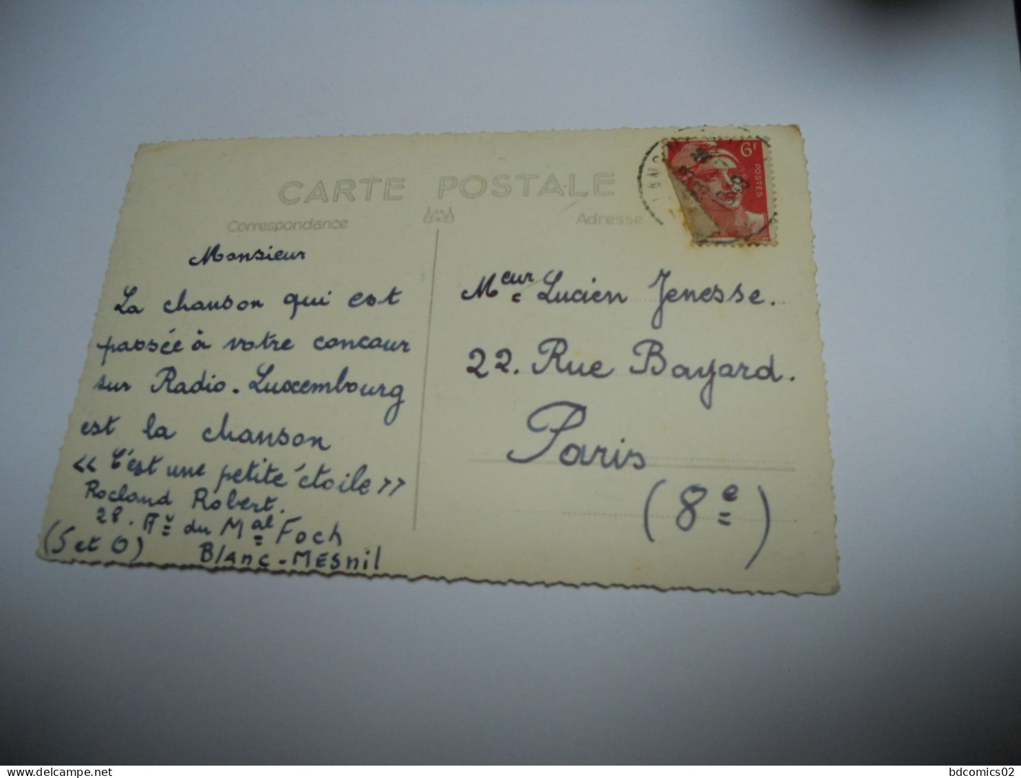 DEP 93 SEINE SAINT DENIS CARTE ANCIENNE EN N/BL 1948 A Identifier Maison Et RIVIERE ////BE - Sonstige & Ohne Zuordnung