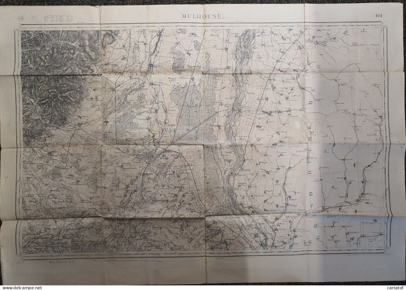 Plan De MULHOUSE 1901 . Voir Description . MULHOUSE 101 - Europa