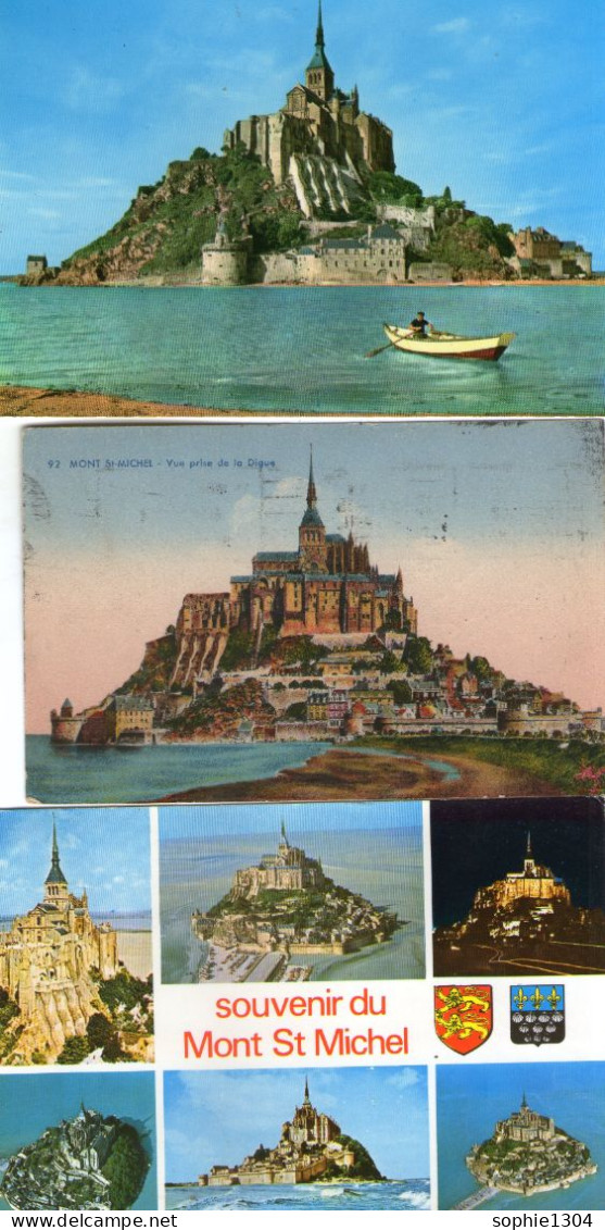 10 CARTES - LE MONT-SAINT-MICHEL - Le Mont Saint Michel