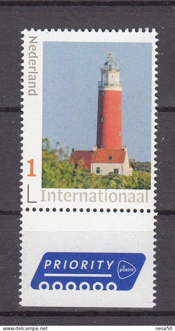 Nederland  Persoonlijke Zegel: Vuurtoren, Lighthouse: Texel , Internationaal - Phares