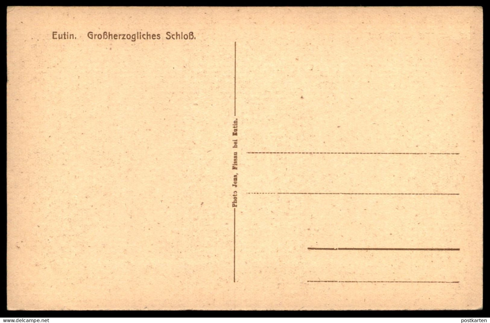 ALTE POSTKARTE EUTIN GROSSHERZOGLICHES SCHLOSS AUDIENZ-VORZIMMER GEMÄLDE BILDER WANDBILD Ansichtskarte AK Cpa Postcard - Eutin