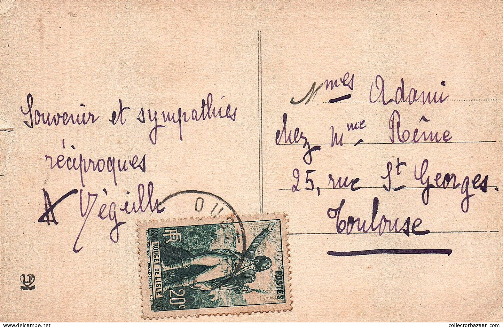 FRANCE - Rouget De Lisle  Sur Carte Postale  Vallee D' Ustou Saint Gironnais - Cartas & Documentos