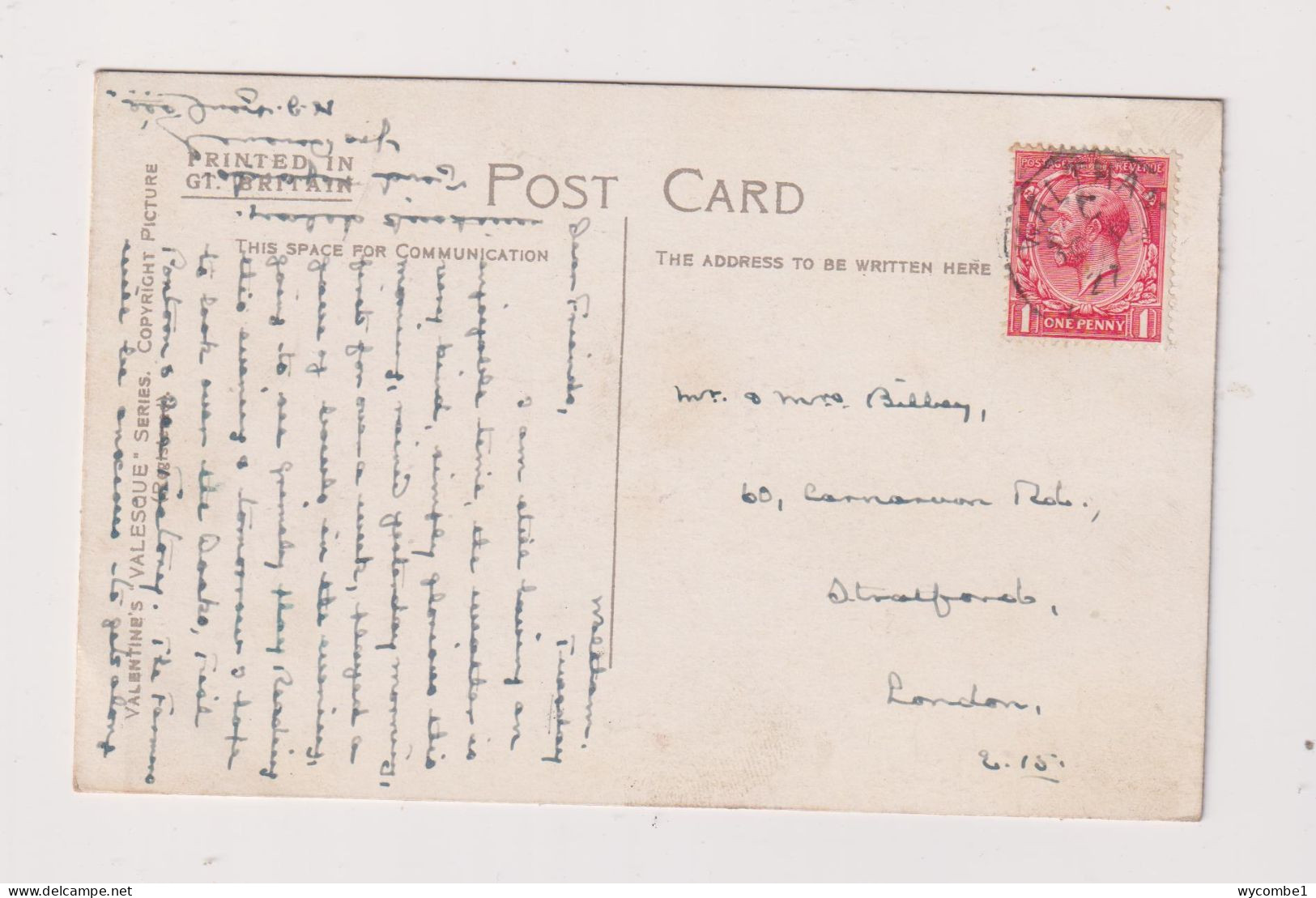 ENGLAND - Grimsby Victoria Street Used Vintage Postcard As Scans - Altri & Non Classificati