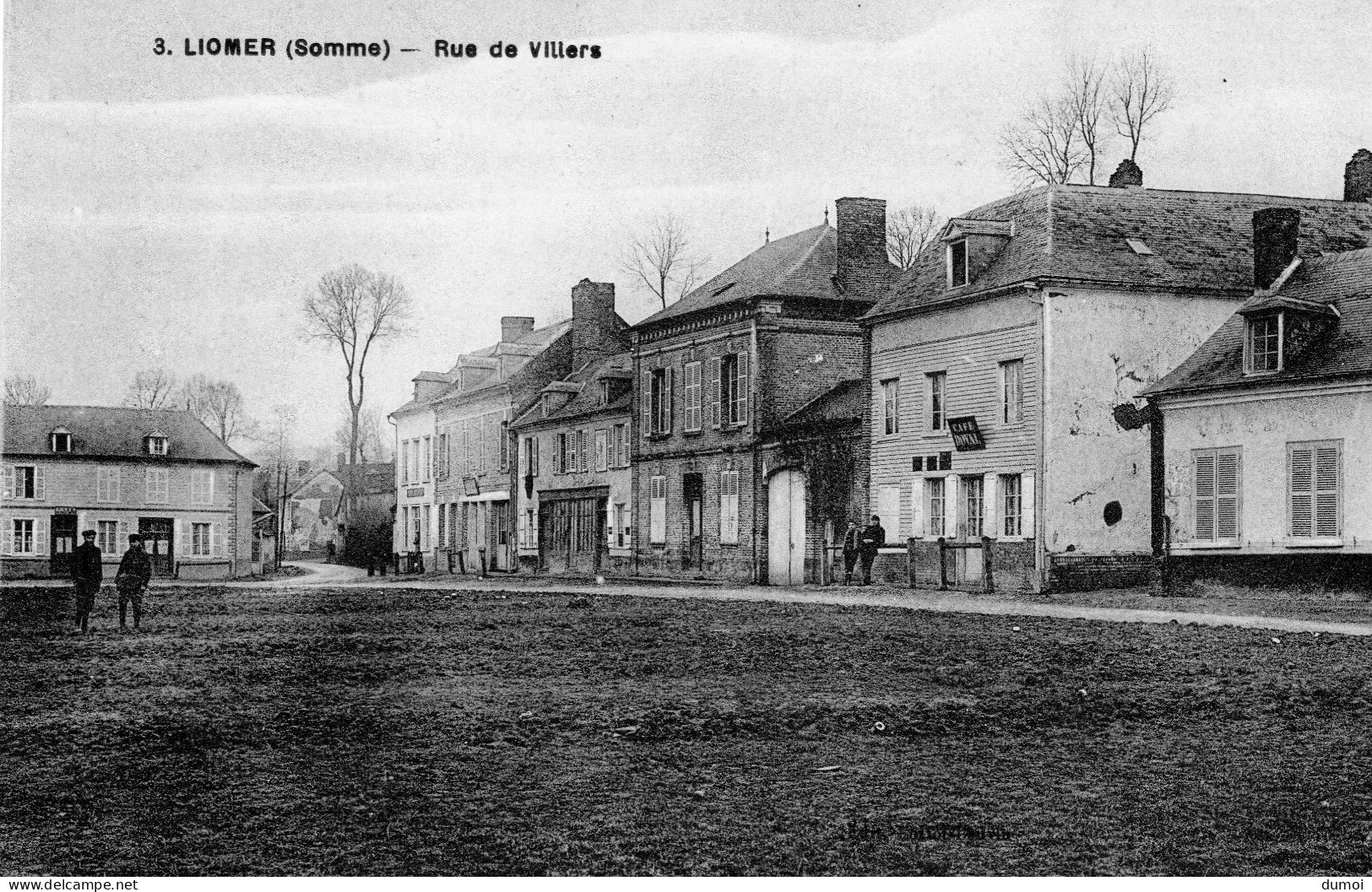 LIOMER  (Somme)  -  Rue De Villers - Other & Unclassified