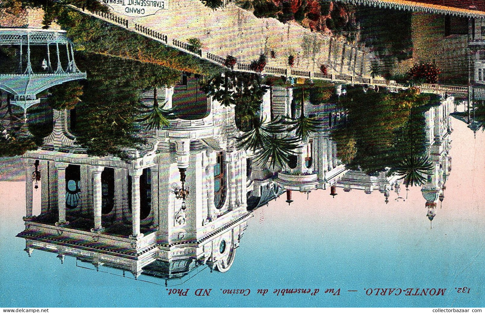 Monaco Postcard Sent To South America Uruguay Unusual Destiny - Lettres & Documents
