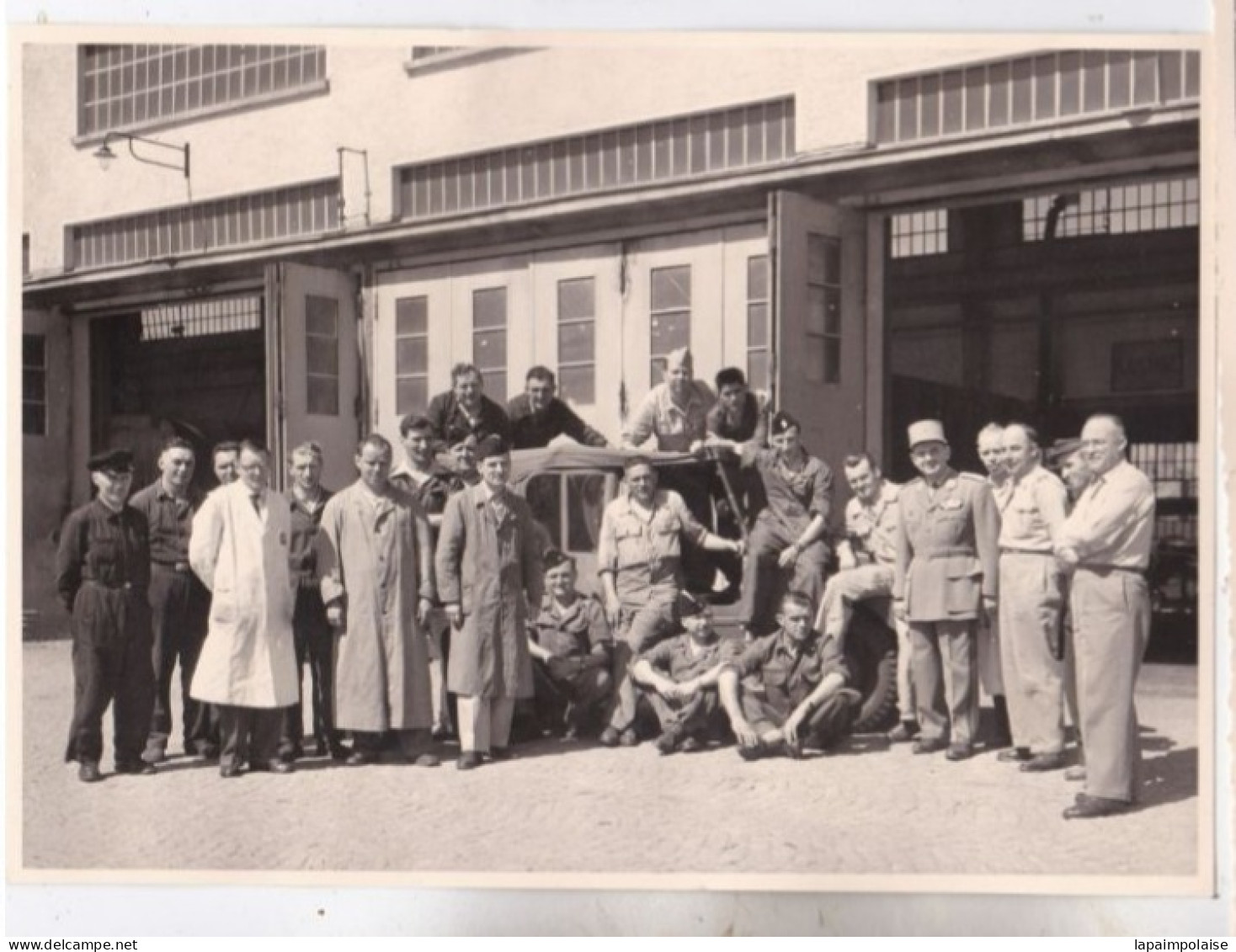 Photos Allemagne Ingolstadt Usine D K W Fin De Formation Militaires Français Des FFA Sur La DKW Munga Réf 29793 - Anonieme Personen