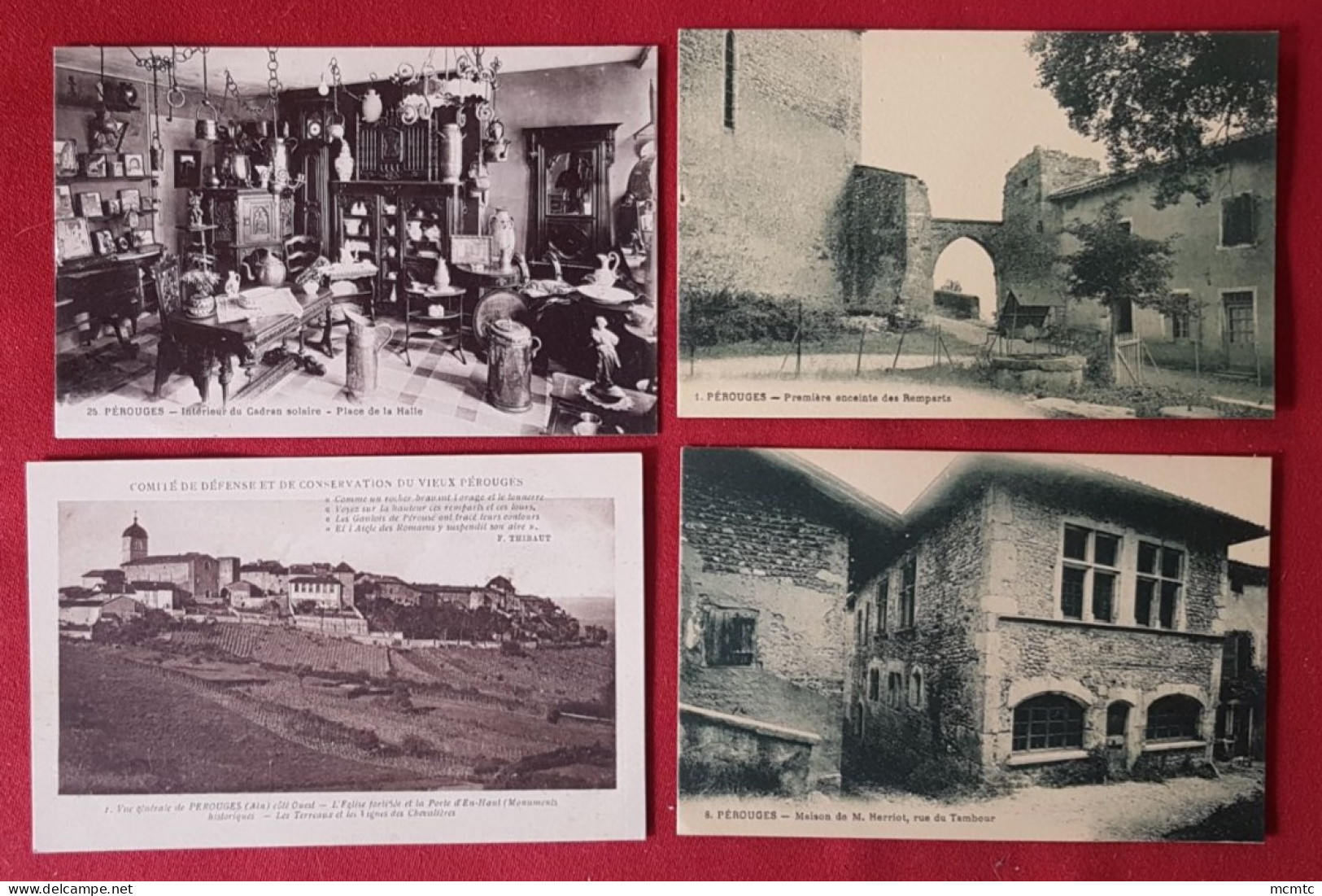 7  Cartes  -  Pérouges    - (01 - Ain ) - Pérouges