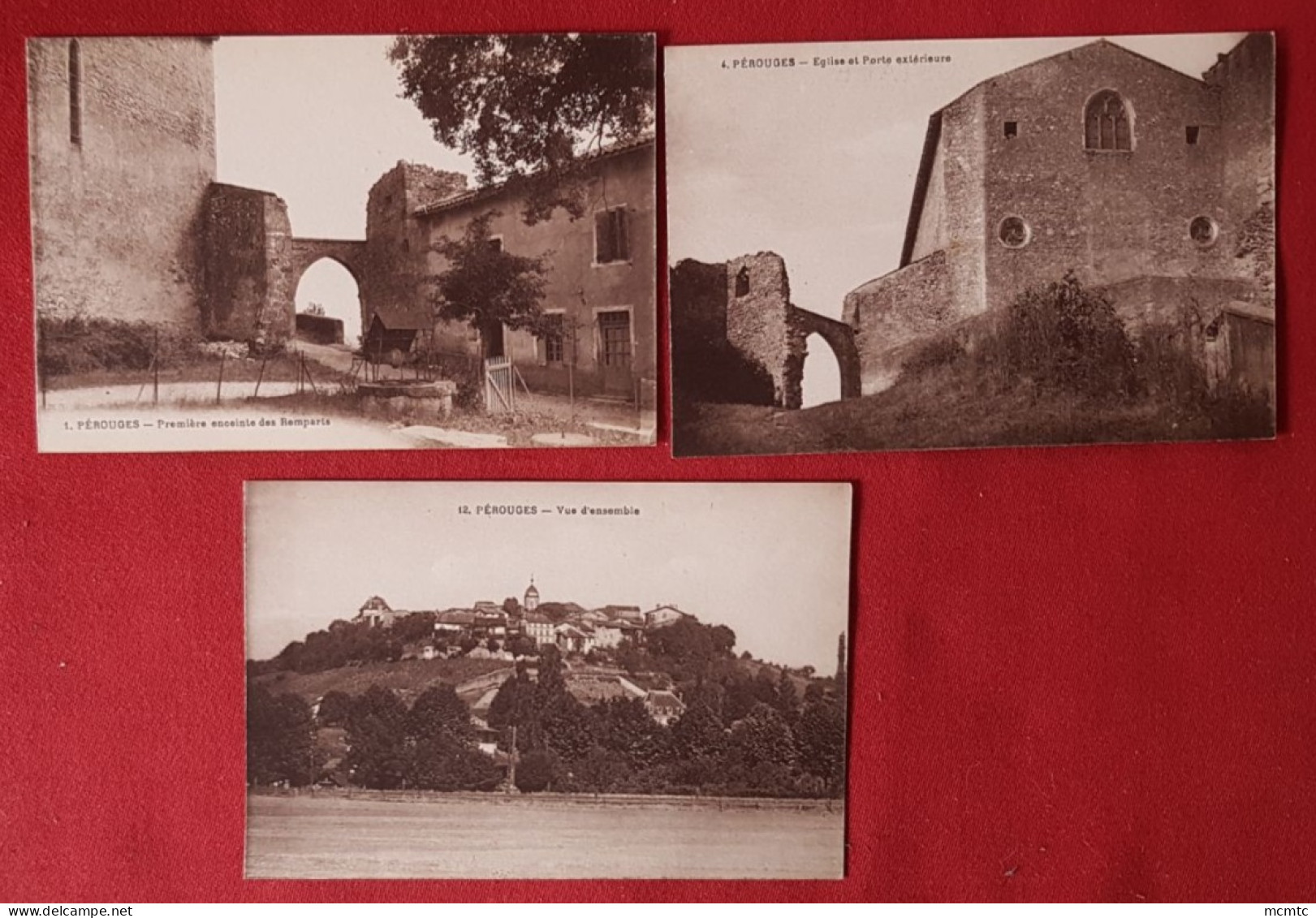 7  Cartes  -  Pérouges    - (01 - Ain ) - Pérouges