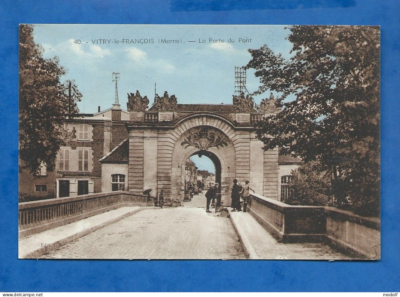 CPA - 51 - Vitry-le-François - La Porte Du Pont - Animée - Non Circulée - Vitry-le-François