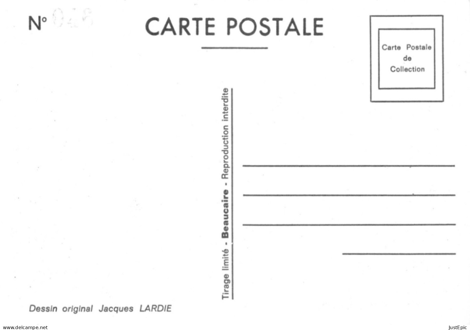 "CALEDONIE, LA DEFAITE DE QUI?" LARDIE Jihel Tirage 85 Ex. Caricature Michel Rocard Jacques Lafleur Franc-maçonnerie Cpm - Nueva Caledonia