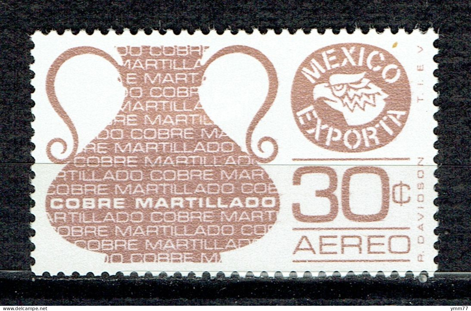 Série Courante. Exportations : Cuivre Martelé - Mexico