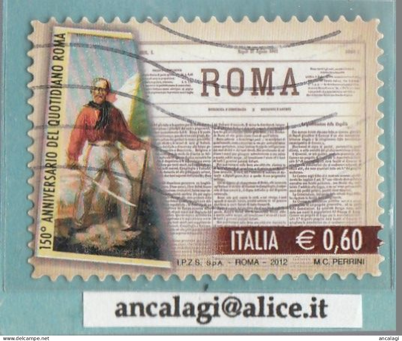 USATI ITALIA 2012 - Ref.1216 "ROMA, Quotidiano" 1 Val. - - 2011-20: Afgestempeld