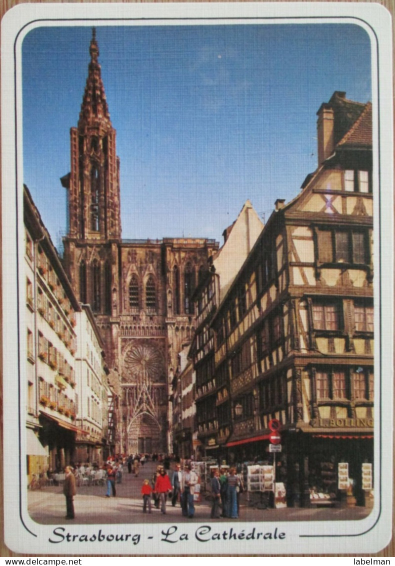 FRANCE STRASBOURG CATHEDRAL CHURCH KARTE CARD POSTKAART POSTCARD CARTE POSTALE POSTKARTE CARTOLINA ANSICHTSKARTE - Bressols