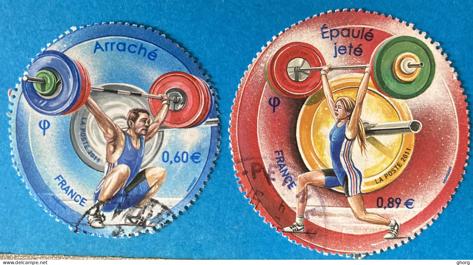 France 2011 : Championnats De Monde D'haltérophilie Paris 2011 N° 4598 à 4599 Oblitéré - Used Stamps