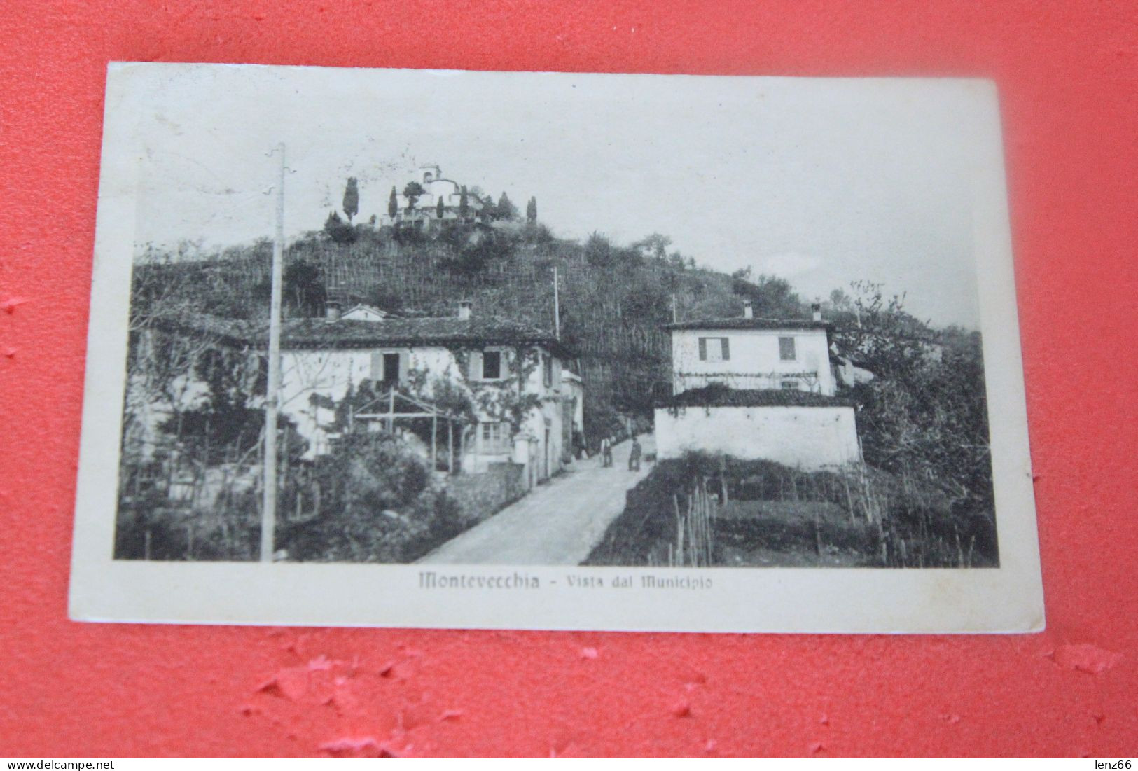 Lecco Montevecchia Brianza Veduta Dal Municipio 1920 Ed. Airoldi - Lecco