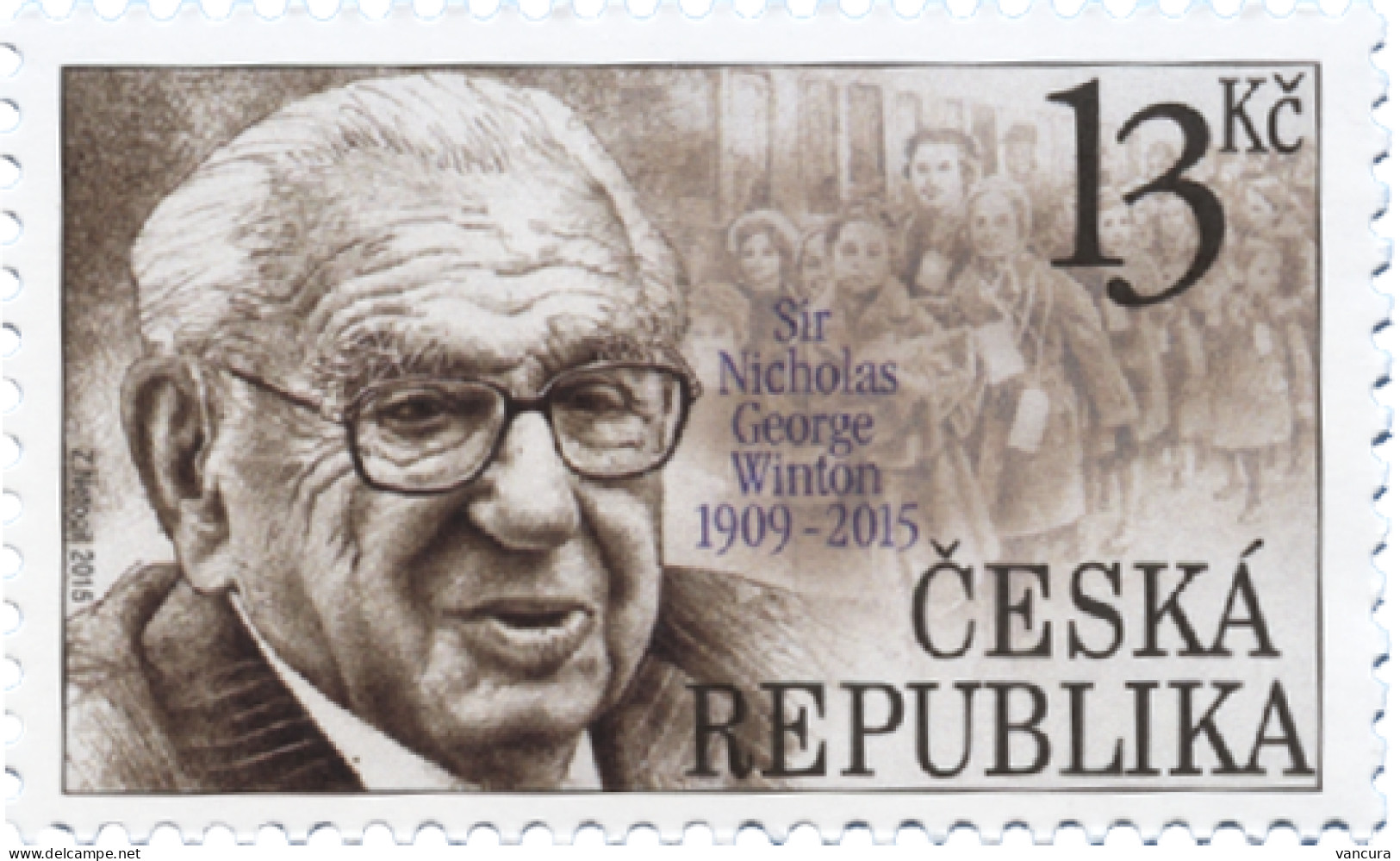 ** 860 Czech Republic Tribute To Sir Nicolas 2015 - Nuevos