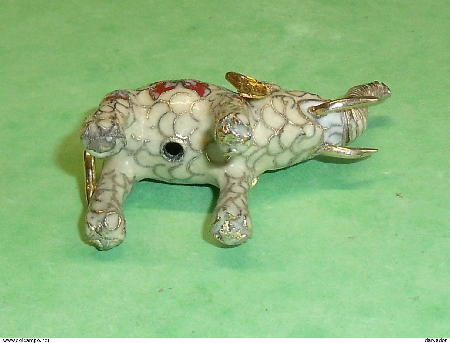 Fèves / Fève / Animaux : éléphant Métal ( Gros Sujet 5 / 5 Cm )   T211 - Animaux