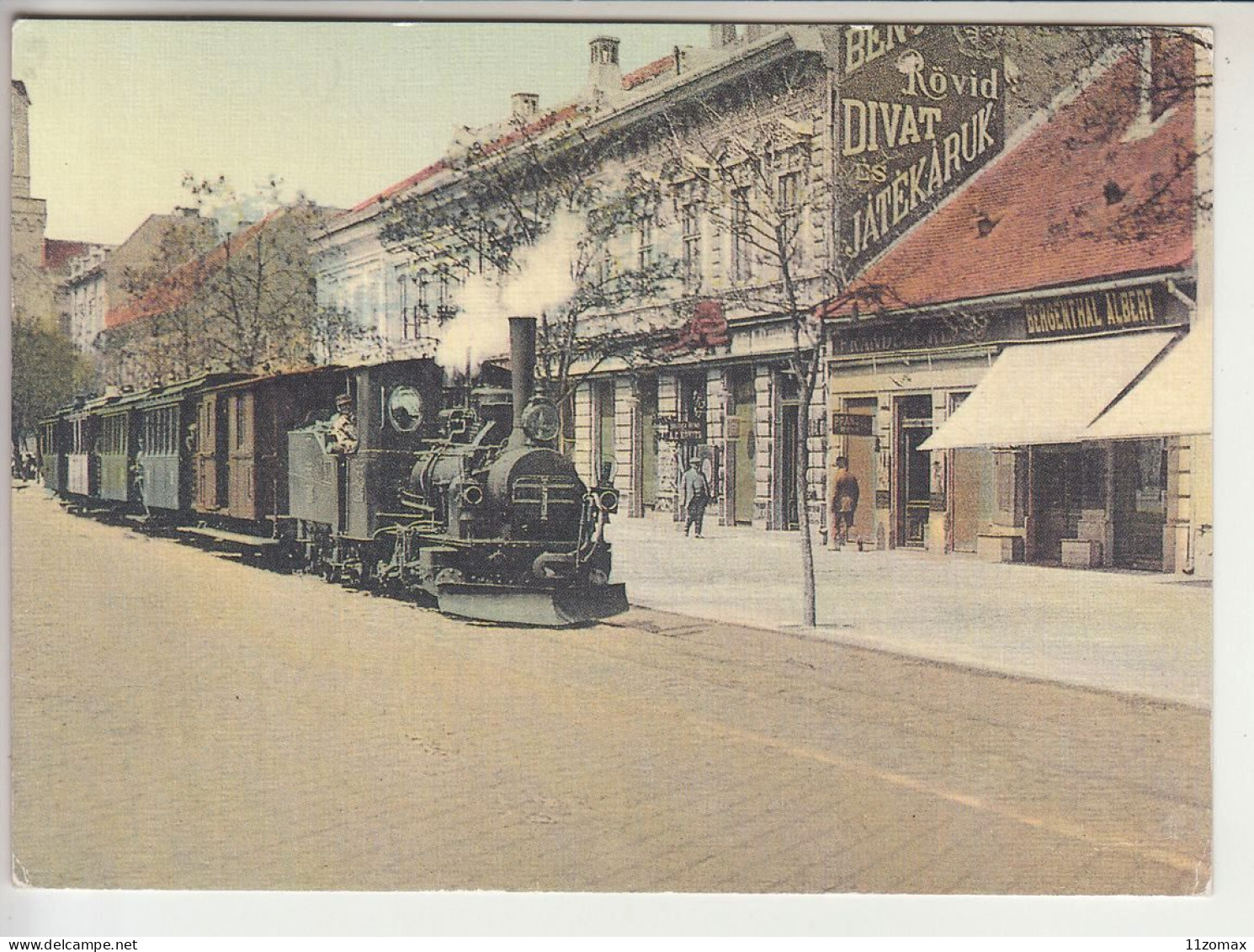 Railway Train In Nagybecskerek Zrenjanin Serbia Ex Hungary (sr2192) Eisenbahn Reprinted 1913 Postcard - Serbien